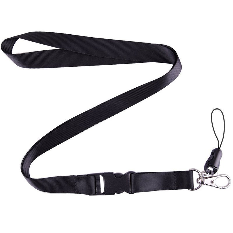 YOUOWO 2 Pack Badge Holders Leather+2 Pack Neck Lanyards Detachable Buckle Black Lanyard Strap for Men Women Keys 2-Sided PU Leather Vertical ID Cards Holder with 1 ID Window and 2 Card Slot - Image 5
